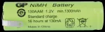 GP Batteries akumuliatorius NiMH AA 1300 mAh, 1 vnt.
