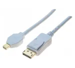 EXERTIS CONNECT DisplayPort į Mini-DisplayPort adapterio kabelis, 2,0 m, 128002