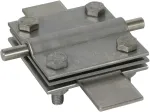 DEHN DEHNcross kryžminis spaustukas 319229, nerūdijantis plienas, apvaliems laidininkams 7-10 mm