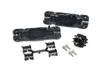 HellermannTyton 435-01652 spaudžiamoji laidų jungtis, 3 polių, juoda, 0,5-2,5 mm&sup2;, 450 V, 24 A, nereikia įrankių, EN 60998
