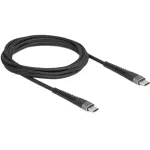 DeLOCK USB kabelis USB 2.0 2 m USB C juodas 81125
