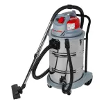 Holzmann NTS60L 230V &scaron;lapio ir sauso siurbimo dulkių siurblys 1400 W 60 L nerūdijančio plieno