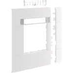 Hager Modularus rėmo dangtelis GR1202A9016, Traffic White, 2 eilės, 120mm