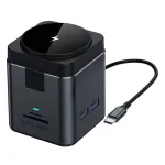 Dokavimo stotelė BlitzWolf BW-TH17 9-in-1 su 15W belaidžiu įkrovikliu &mdash; USB-C, HDMI, PD prievadai