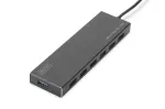 DIGITUS USB 3.0 HUB 7 prievadų su maitinimo bloku 5V/3,5A, aliumininis korpusas DA-70241-1