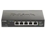 D-Link DGS-1100-05PDV2 valdomas 5 prievadų Gigabit PoE jungiklis su 1 PD prievadu