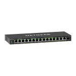 NETGEAR GS316EP-100PES tinklo jungiklis, valdomas, Gigabit Ethernet (10/100/1000), Power over Ethernet (PoE), juodas