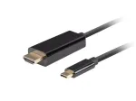 Vaizdo kabelio adapteris Lanberg CA-CMHD-10CU-0018-BK 1,8 m USB Type-C į HDMI