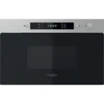 Įmontuojama mikrobangų krosnelė WHIRLPOOL MBNA900X &mdash; 750 W, 22 L, nerūdijantis plienas, mygtukų valdymas, be grilio