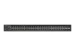 LANCOM GS-4554XUP - Valdomas L3 jungiklis - 24 x 100/1000/2,5G (PoE++) + 24 x 10/100/1000 (PoE+) + 4 x SFP+ + 2 x QSFP+ - Stalinis, montuojamas į stelažą - PoE++ (1440 W) (61884)