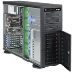 Kompiuterio korpusas Supermicro CSE-743TQ-903B-SQ Full Tower juodas