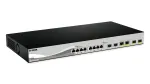 D-Link DXS-1210-12SC/E tinklo jungiklis valdomas L2 10G Ethernet (100/1000/10000) 1U juodas, sidabrinis