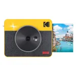Momentinė kamera Kodak Mini Shot 3 Retro C300R Geltona &ndash; momentinis spausdinimas, kompakti&scaron;kas dizainas