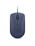 Laidinė USB-C optinė pelė Lenovo GY51D20878, ambidekstrinė, 2400 DPI, 4 mygtukai, mėlyna