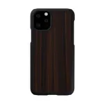 Dėklas telefonui man and wood iPhone 11 Pro &mdash; juodas kaip juodmedis, kietas apsauginis galinis dangtelis