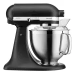 Virtuvinis kombainas KITCHENAID ARTISAN 5KSM185PS &ndash; 4,8 l nerūdijančio plieno dubuo, 300 W, 10 greičių, juodas