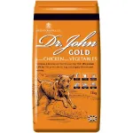 Sausas &scaron;unų ėdalas Dr. John Gold Chicken 15 kg mai&scaron;as &mdash; suaugusiems, 20% baltymų, 9% riebalų, sąnarių palaikymui