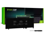 Akumuliatorius Green Cell DE102V3, skirtas DELL Latitude E5250 E5450 E5550, 7.6V 6200mAh LiPo, juodas