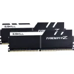 DIMM 32 GB DDR4-3200 (2x 16 GB) Dual-Kit, Arbeitsspeicher schwarz/wei&szlig;, F4-3200C16D-32GTZKW, Trident Z, INTEL XMP