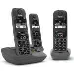 Analoginis/DECT belaidis telefonas Gigaset AE690A su 3 rageliais, Caller ID