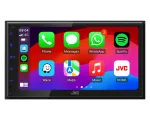 JVC KW-M695DBW dvigubo DIN multimedijos imtuvas automobiliui, Android Auto, Apple CarPlay, DAB+ imtuvas, galinio vaizdo kameros įėjimas