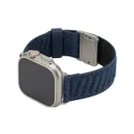 GUAN premium apyrankė Apple Watch 42/44/45/46/49 mm &mdash; Mėlyna Juoda