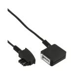 Telefono prailginimo kabelis InLine TAE-F 15m Juodas