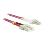 Synergy 21 5.0m OM4 LC - SC - LC - SC - M&auml;nnlich/m&auml;nnlich - OM4 - Violett (S216296)