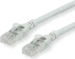 ROLINE &ndash; Patch kabelis &ndash; RJ-45 (ki&scaron;tukas) į RJ-45 (ki&scaron;tukas) &ndash; 2 m &ndash; UTP &ndash; CAT 6 &ndash; be halogenų, liejinis, su apsauga nuo užkabinimo &ndash; pilka (21.15.2502)