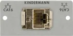 RJ-45 lizdas Kindermann 7444000526 (Cat-6/Cat-6a, aliuminio pusinė plok&scaron;telė)