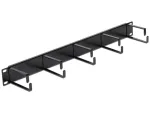 DeLOCK 42496 1U kabelių valdymo skydelis 19 inch
