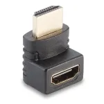 Lindy HDMI moteri&scaron;kas į HDMI vyri&scaron;ką 90 laipsnių stačiu kampu adapteris - auk&scaron;tyn