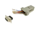 Equip 133388 adapteris DB9 (moteri&scaron;kas) į RJ45, pilkas, 72x33x16mm