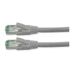 ROLINE RM Patch Laidas Cat.6A S/FTP (PiMF), Pilkas, 3 m