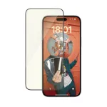 Apsauginis stiklas PanzerGlass Eyecare iPhone 15 Plus &ndash; Ultra-Wide Fit, atsparus smūgiams, sausas klijavimas