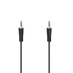 Hama 00205262 garso jungiamasis laidas, 3,5 mm stereo ki&scaron;tukas &ndash; ki&scaron;tukas, 1,5 m, juodas