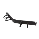 LogiLink 48,30 cm (19 inch) kabelių tvarkyklė 1U, kampuota - kabelių valdymo panelė - juoda, RAL 9005 - 1U - 48,3 cm (19 inch)