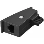 Wentronic Goobay tinklo adapteris TAE-F (ki&scaron;tukas) į RJ-45 (2 kontaktų) (lizdas) 5,3 m juodas (95139)