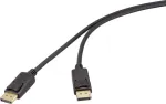 Renkforce DisplayPort Ki&scaron;tukas Juodas RF-6830476 4K UHD (RF-6830476)