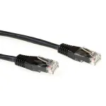 ACT IB3551 Cat6a U/UTP tinklo kabelis, 1,5 m, juodas
