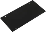 Užpildymo panelė Omnitronic Modul 2U 176x88 mm stelažo moduliams