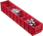 Dėžė saugojimui Allit 456561, raudona, 500 x 81 mm