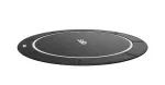 Antžeminis batutas Salta Royal Baseground Sport 396 cm, apvalus, 330 cm &scaron;uolių kilimas, 80 spyruoklių, plieninis rėmas, PVC apsauga