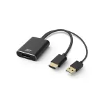 ACT AC7536 vaizdo kabelio adapteris 0,24 m HDMI + USB DisplayPort juodas