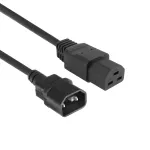 Maitinimo laidas ACT C14 &ndash; C21 IEC60320 juodas 1,5 m, 250 V 10 A