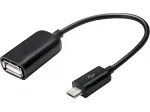 Sandberg OTG adapteris MicroUSB M - USB F, Micro-USB B, USB A, USB 2.0, Vyri&scaron;kas/Moteri&scaron;kas, 0.48 Gbit/s, Juodas