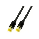Tinklo kabelis EFB Elektronik K3130.3 RJ-45 Cat6a 3 m Juodas