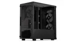 Kompiuterio korpusas Endorfy Signum M30 ARGB &mdash; Micro Tower mATX, tinklinis priekis, 3x 120 mm ARGB ventiliatoriai, grūdintas stiklas, USB-C 20 Gb/s