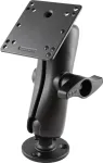 RAM Mounts Heavy-Duty Device Mounting Kit su D dydžio rutuliu, apvaliu pagrindu, vidutine dvigubo lizdo rankena ir VESA plok&scaron;te (RAM-D-101U-246)