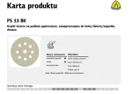 KLINGSPOR SAVILIPNIS &Scaron;LIFAVIMO DISKAS 225mm PS33BK Grūdėtumas P180 GLS38 / 50 vnt.